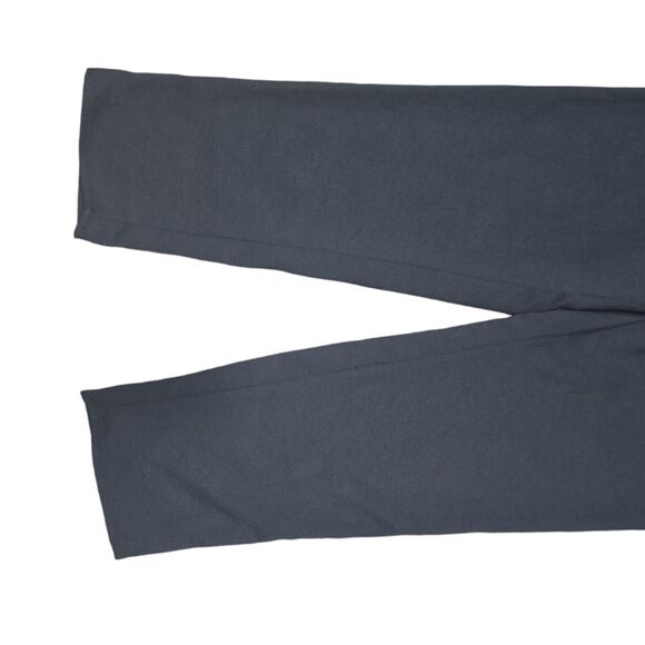 Aritzia Wilfred Flat Front Trouser Black Exposed Gold Button Fly Womens Size 6 - Picture 9 of 11
